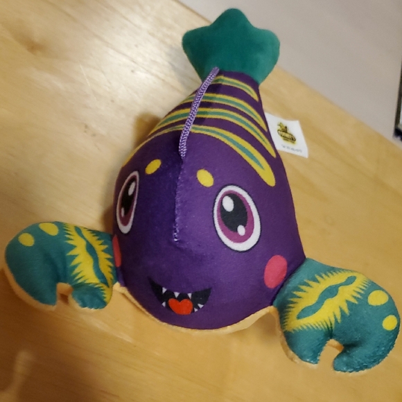 Toomey's Mardi Gras Other - Toomey's Mardi Gras Purple and Green Plush Lobster Stuffed Animal